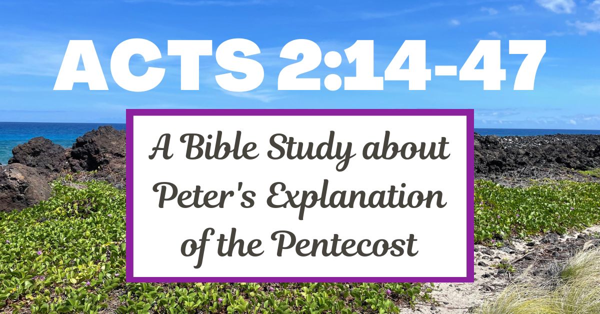 Acts 2:14-41 – A Bible Study about the Pentecost, the Holy Spirit, and the Power of Teaching and&nbsp;Fellowship