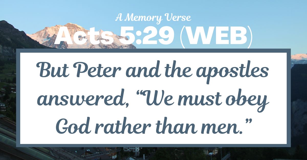 Obedience to God: Lessons from Acts&nbsp;5