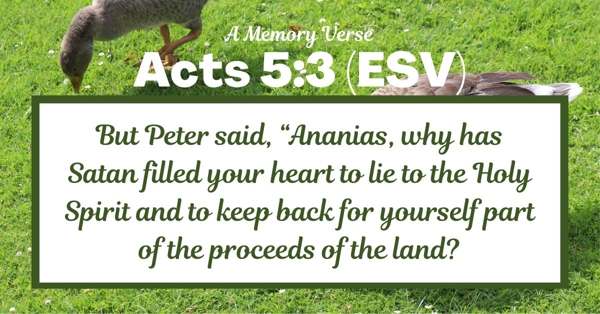 The Consequences of Lying to the Holy Spirit – Lessons from Acts&nbsp;5