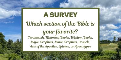 A Survey: Which section of the Bible is your favorite?
