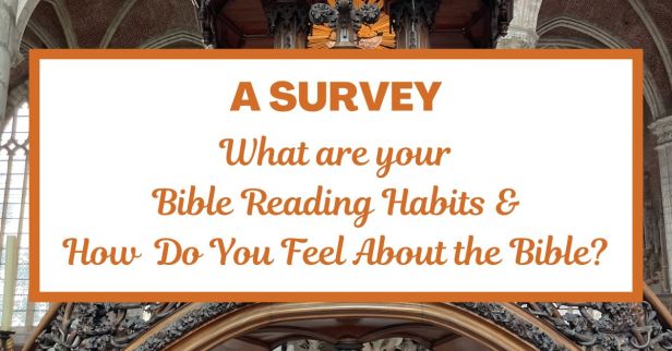 A Survey: What are your Bible Reading Habits & How Do You Feel About the Bible?