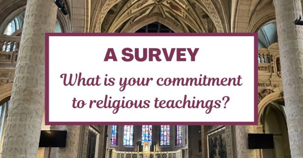 A Survey: What is your commitment to religious teachings?