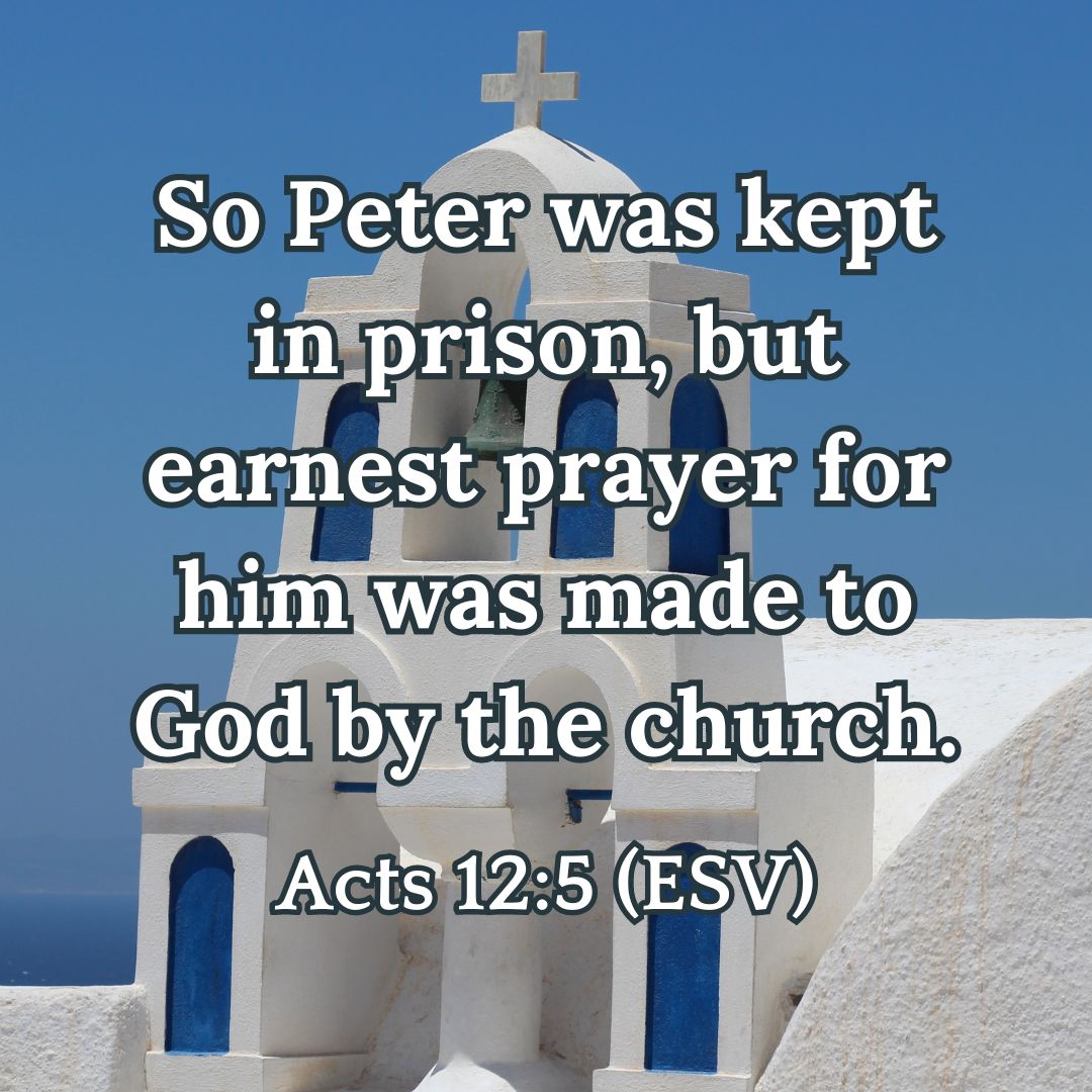 Acts 12:5 (ESV)