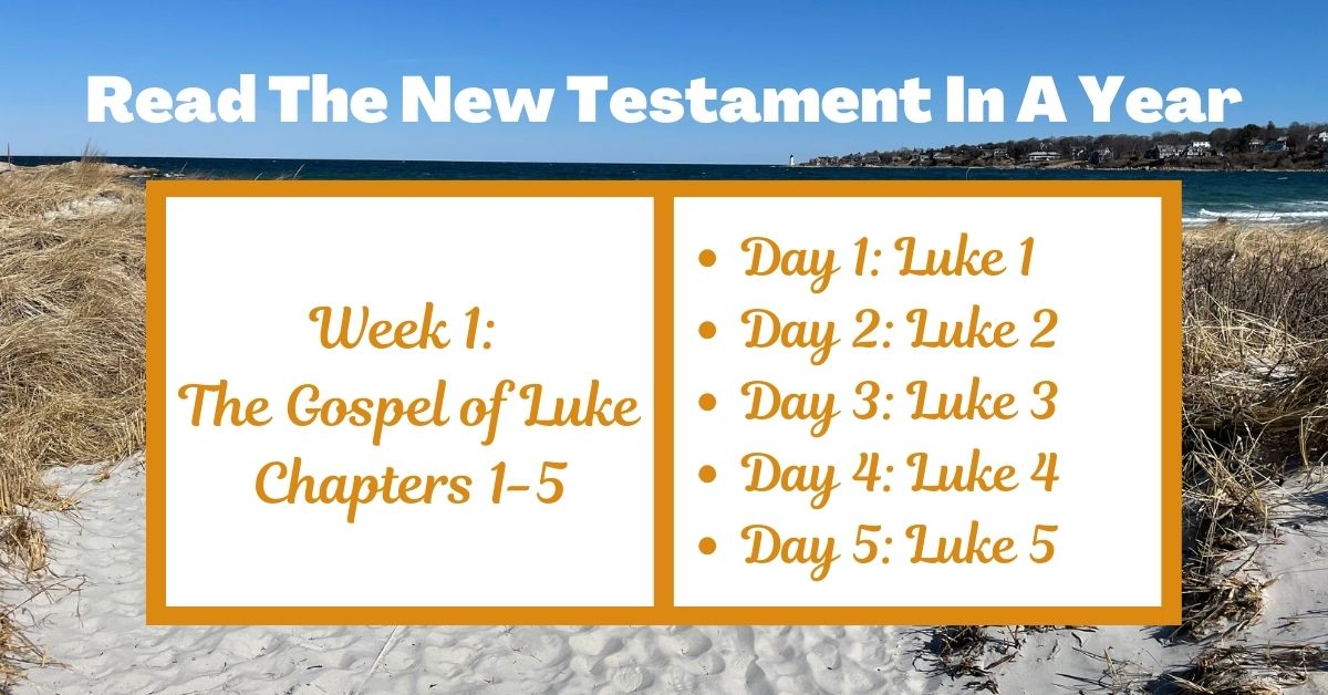 Read the New Testament in a Year: Week 1 – The Gospel of Luke Chapters&nbsp;1-5