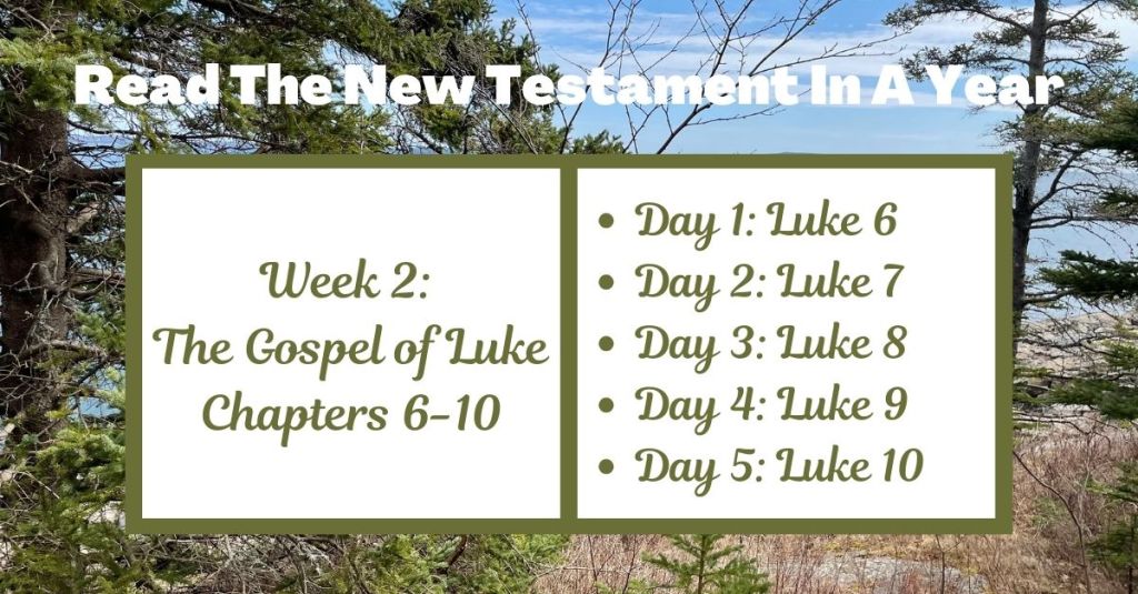 Read the New Testament in a Year: Week 2 – The Gospel of Luke Chapters&nbsp;6-10