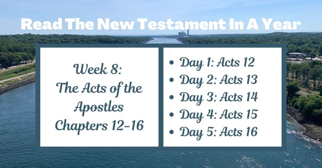 Read the New Testament in a Year: Week 8 - Acts of the Apostles Chapters 12-16