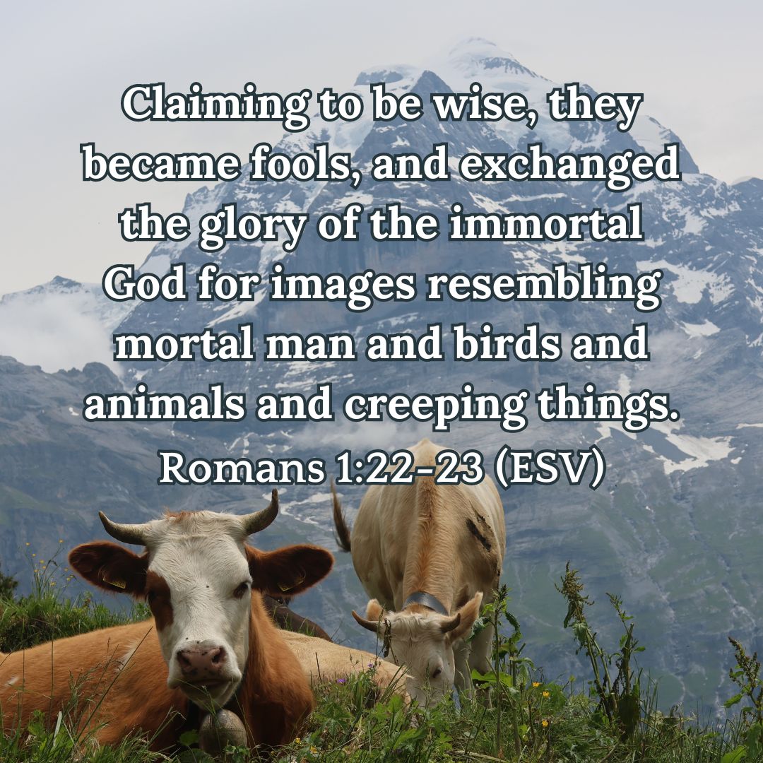 Romans 1:22-23 (ESV)