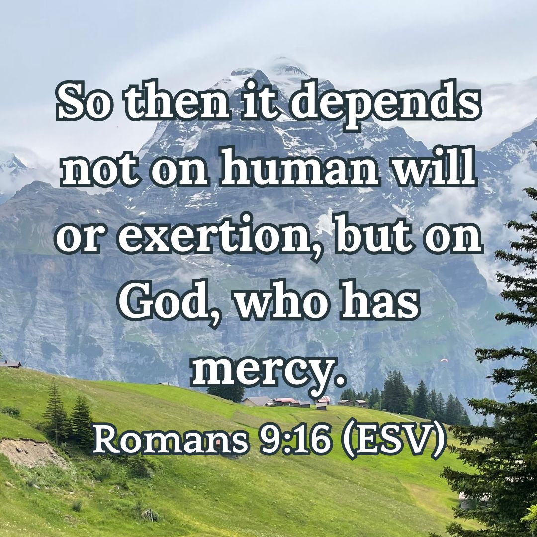 Romans 9:16 (ESV)