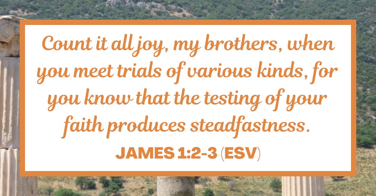 James 1:2-3 (ESV)