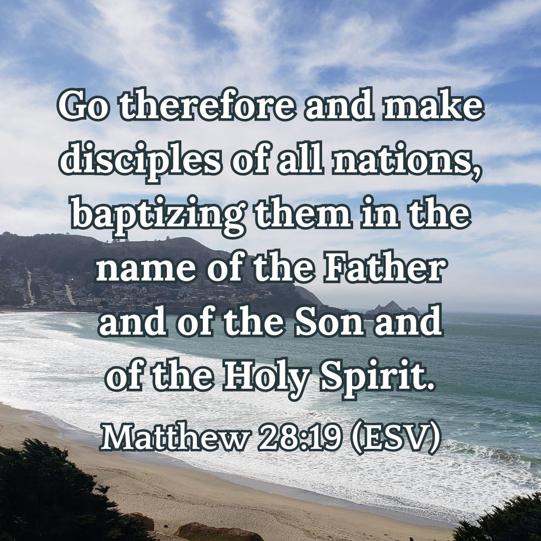 Matthew 28:19 (ESV)