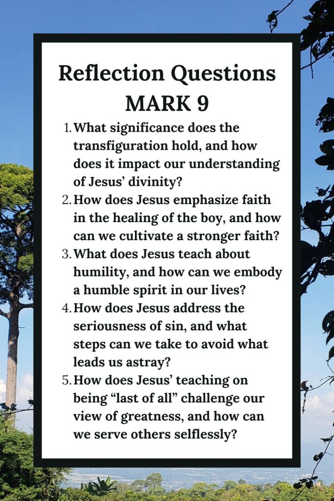 Read the New Testament in a Year: Week 32 – Mark 9-13 – Joyful Moments ...