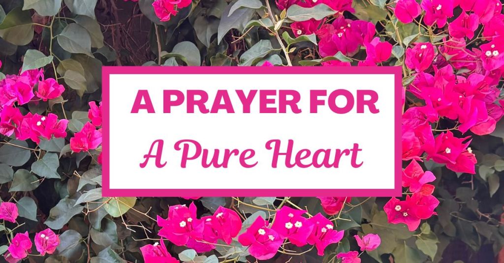 A Prayer for a Pure&nbsp;Heart