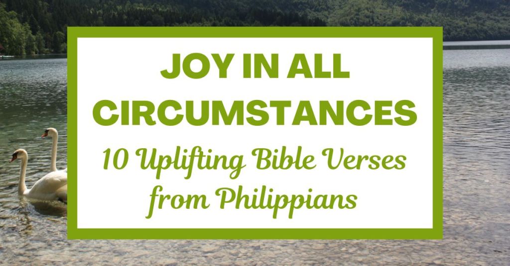 Joy in All Circumstances: 10 Uplifting Bible Verses from&nbsp;Philippians