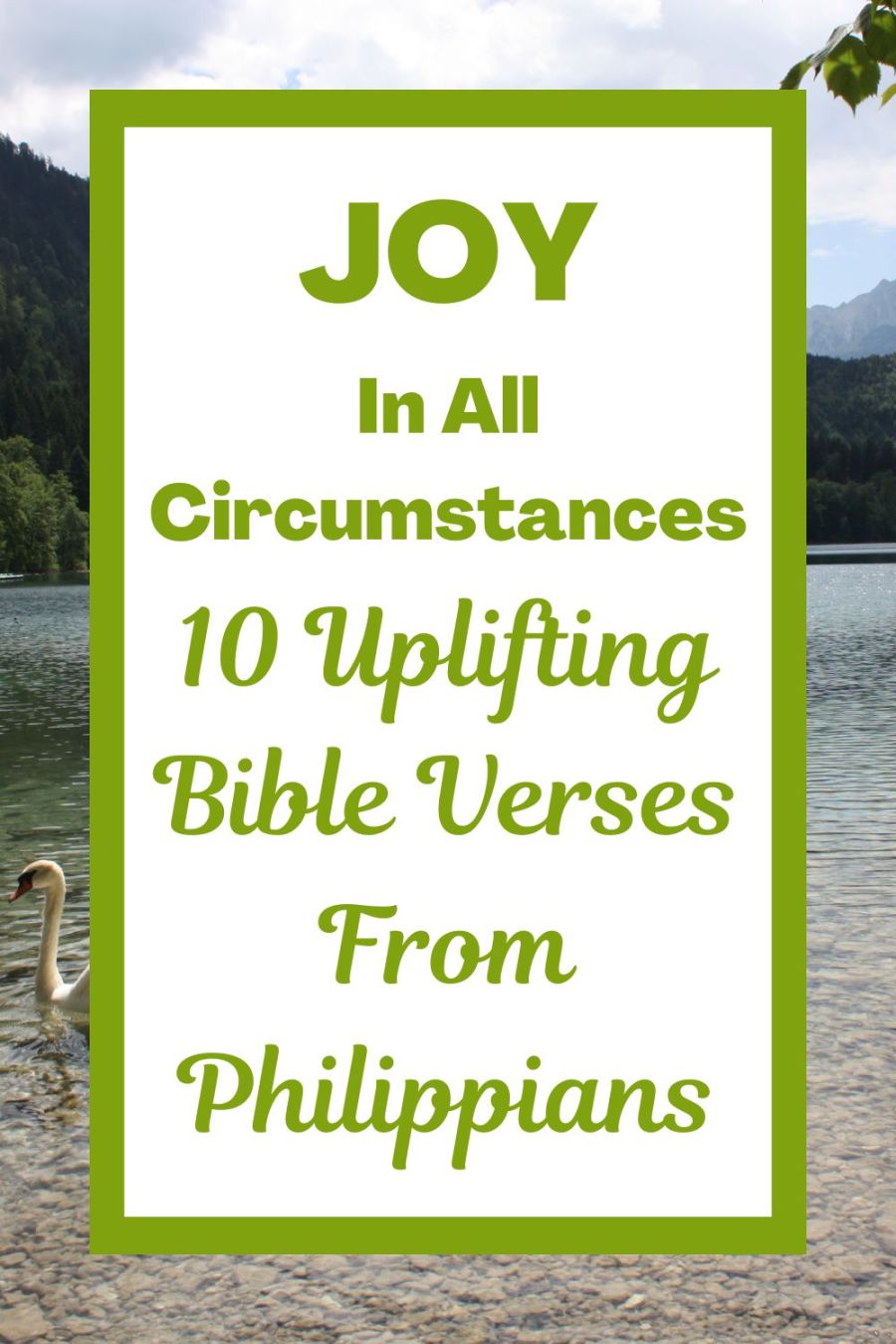 Joy in All Circumstances: 10 Uplifting Bible Verses from Philippians ...
