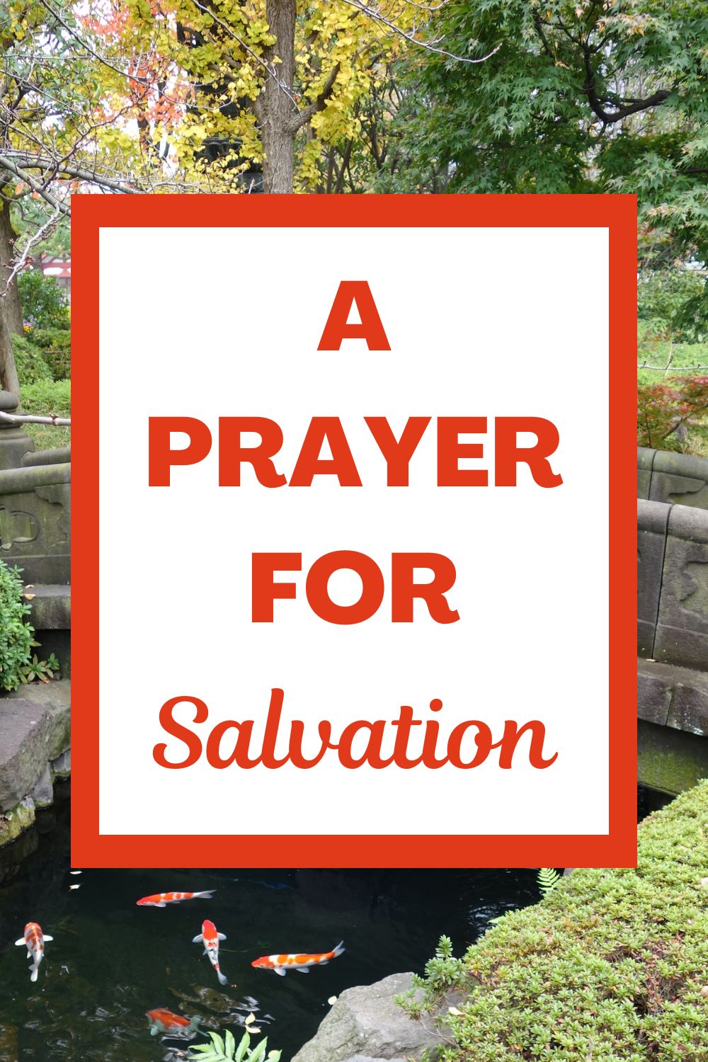 A Prayer for Salvation