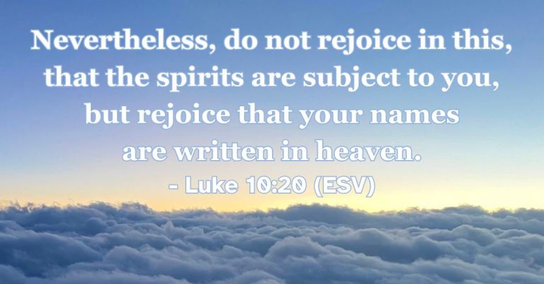 A Sunday School Lesson: Luke 10:1-20 – Joyful Moments in Christ