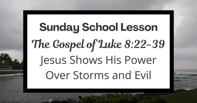 A Sunday School Lesson: Luke 5:1–11 and 27–32 – Joyful Moments in Christ