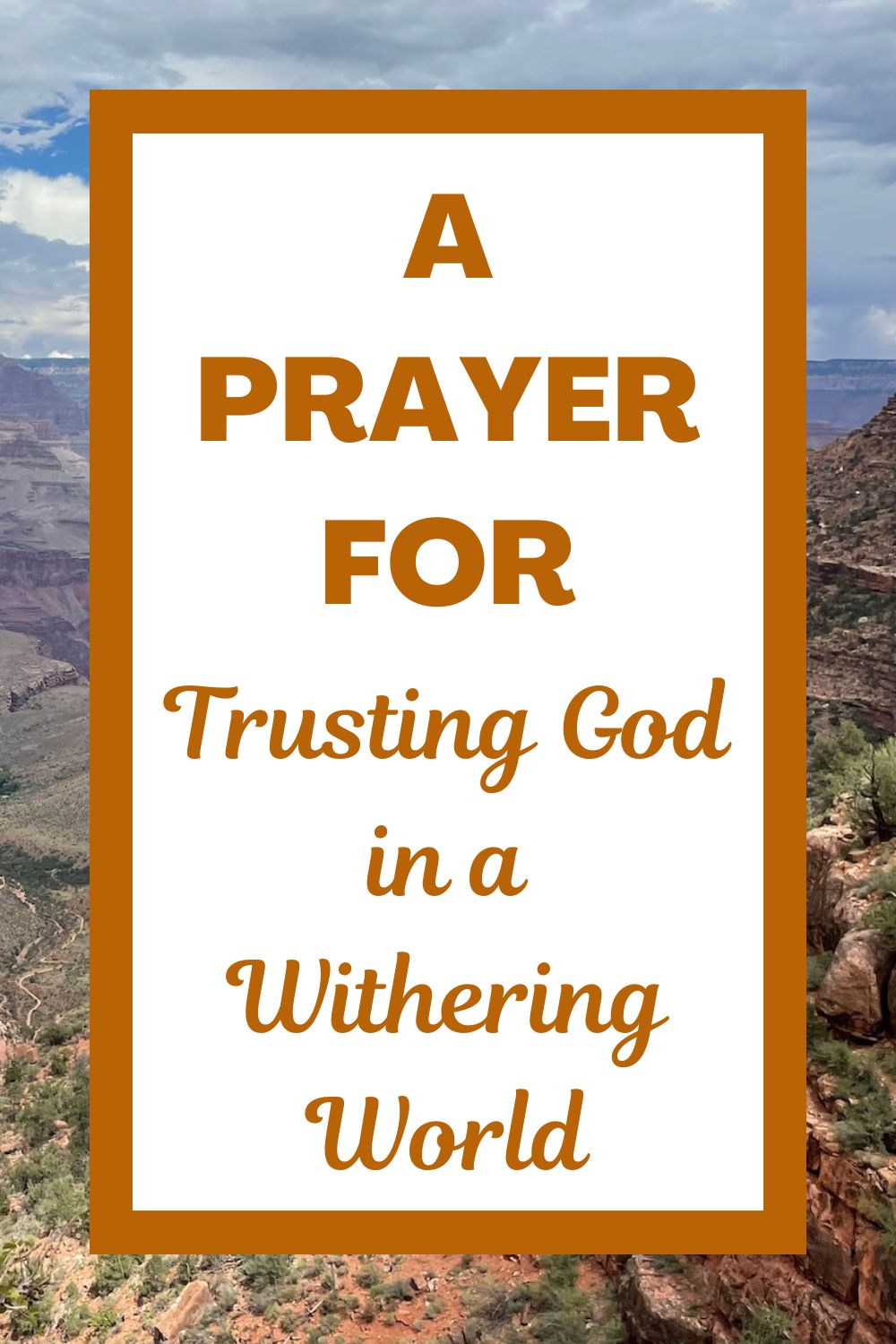 A Prayer for Trusting God in a Withering World – Joyful Moments in Christ