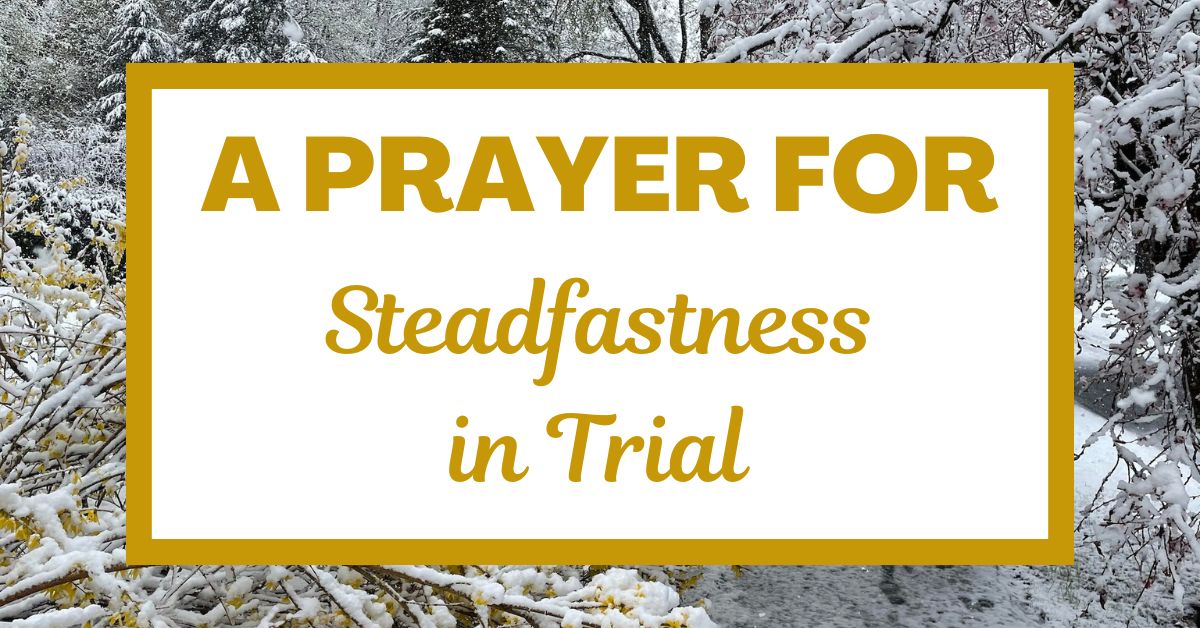 A Prayer for Steadfastness in Trial: James&nbsp;5:11