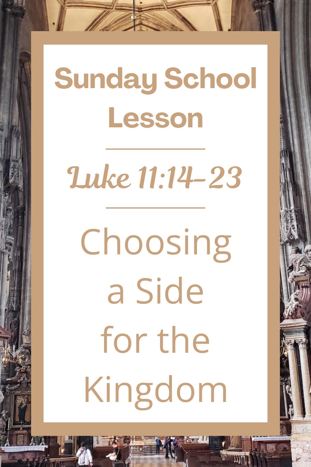 Jesus shows that he has the power of God to defeat evil and he asks everyone to choose to be on his side. Explore this Sunday School Lesson based on Luke 11:14-23. The lesson includes activities, teacher background notes, discussion questions, theological insights, and a Bible memory verse! #SundaySchool #BibleLesson #GospelOfLuke