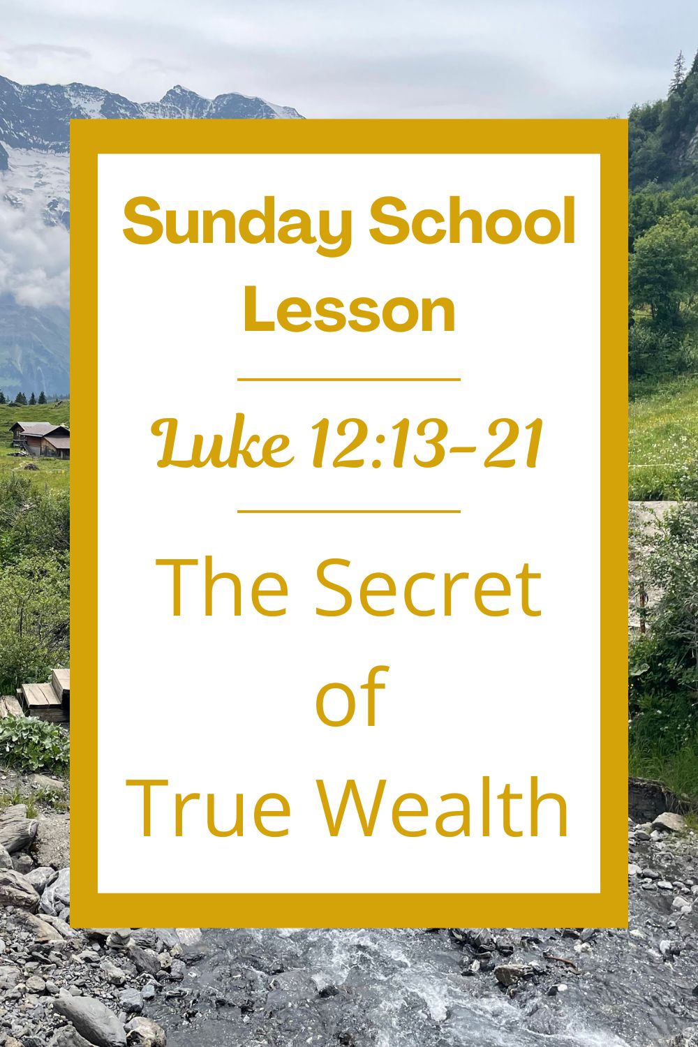 Jesus teaches that life is not about the things we own. Explore this Sunday School Lesson based on Luke 12:13-21. The lesson includes activities, teacher background notes, discussion questions, theological insights, and a Bible memory verse! #SundaySchool #BibleLesson #TrueWealth #GospelOfLuke